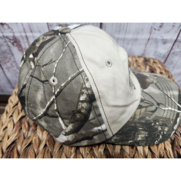 Woodland Creek Bass Fish Adjustable Camo Hunting Outdoor Baseball Cap Hat NWT - Picture 4 of 6